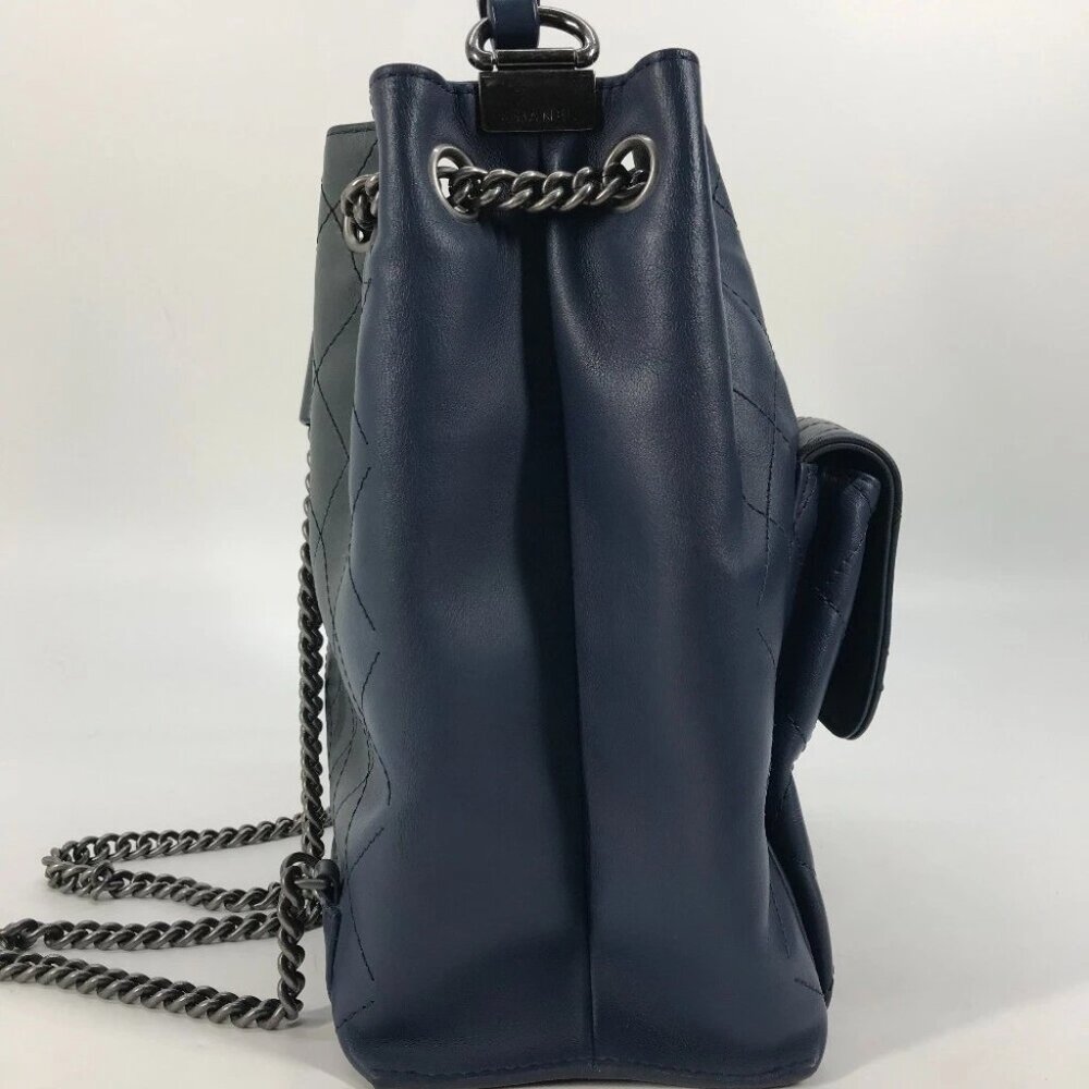 CHANEL Shoulder Matelasse CC CC Mark Chain 3WAY Drawstring Handbag Shoulder Bag - Picture 12 of 15